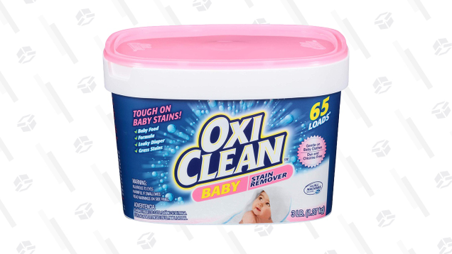 OxiClean Baby is meant for common baby stains, but it’s great for anyone with sensitive skin that struggles with fragrant or dyed detergent.